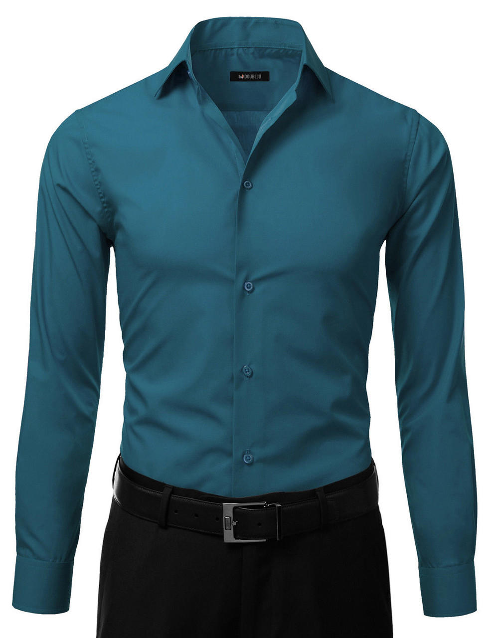 mens teal dress shirt